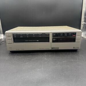 Mitsubishi VCR VHS Video Cassette Recorder HS-3161UR Powers On, Untested AS-IS